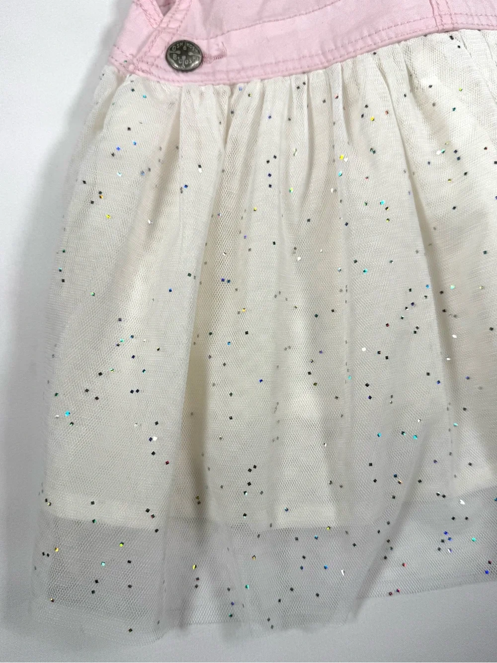 OSHKOSH Girls‎ Bunny Tail Tulle Jumper Dress 2T Easter Cottagecore Balletcore